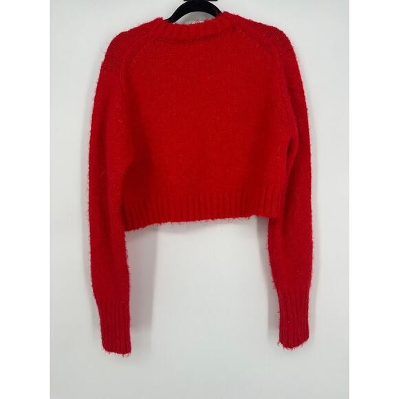 ZARA Soft Knit Cropped Sweater Patch Pockets - Picture 5 of 5